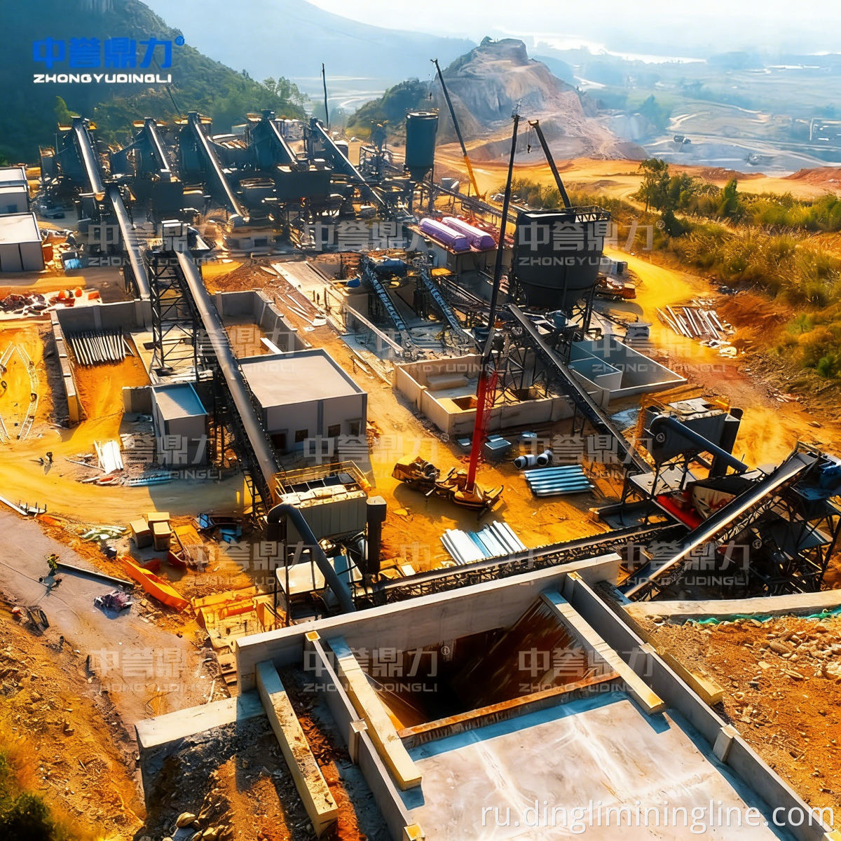 Полный агрегатный завод Complete Aggregate Plant